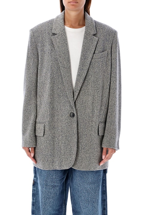 Homeware Marant Étoile Embroidered Wool Blend Cikaito Blazer