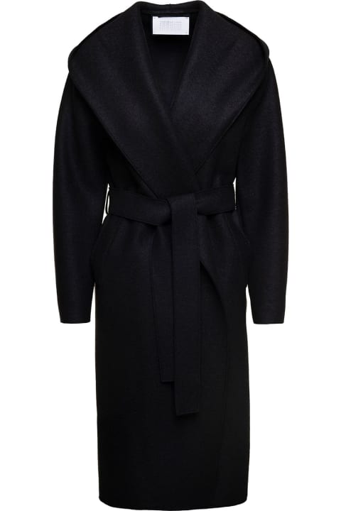 Harris Wharf London Coats & Jackets for Women Harris Wharf London Hooeded Coat
