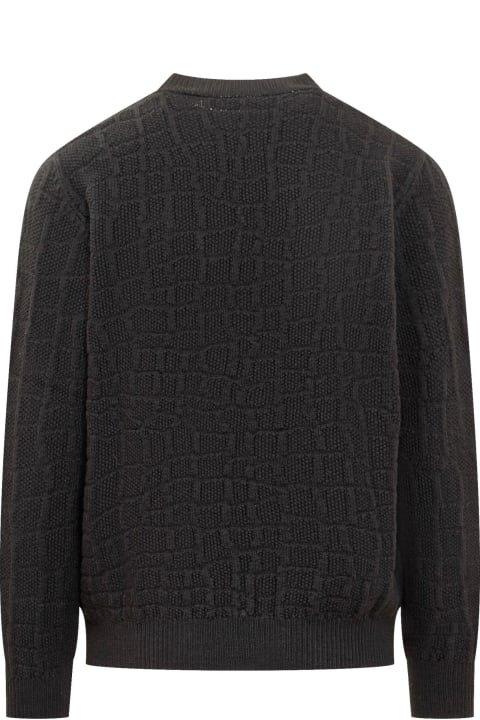 Sweaters for Men Versace Crew-neck Wool Sweater
