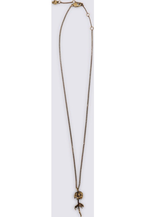 Necklaces for Women Alexander McQueen Gold Brass Necklace