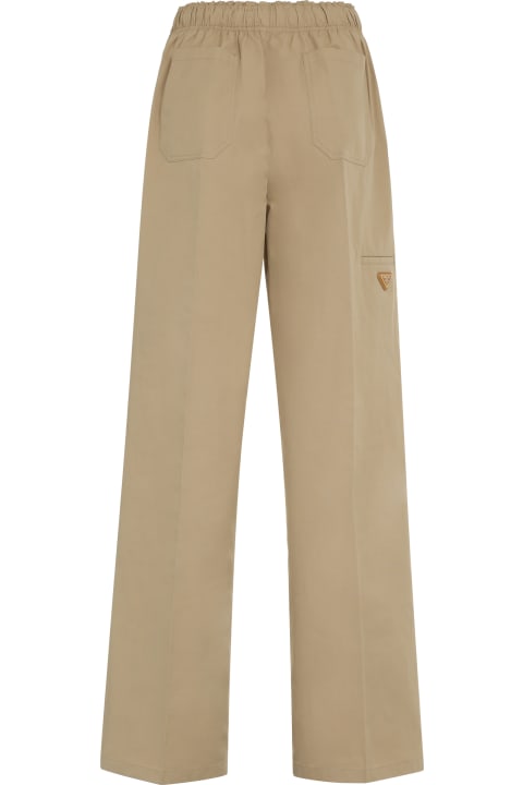 Pants & Shorts for Women Prada Cotton Trousers