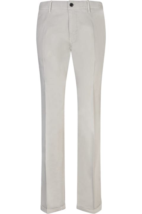 Incotex Clothing for Men Incotex Light Grey Elegant Trousers