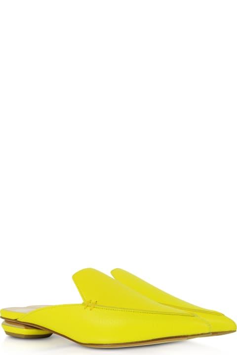 Fluo Yellow 18mm Beya Flat Mules