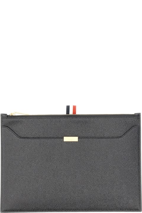 Thom Browne for Women Thom Browne Leather Briefcase