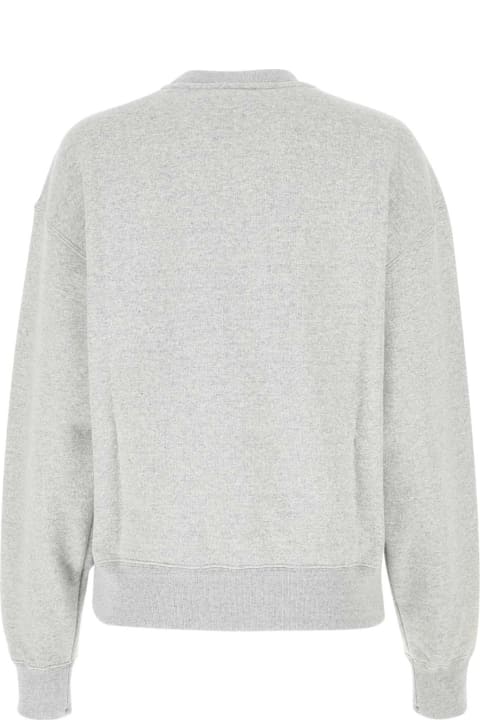 Jil Sander Fleeces & Tracksuits for Women Jil Sander Melange Grey Cotton Oversize Sweatshirt