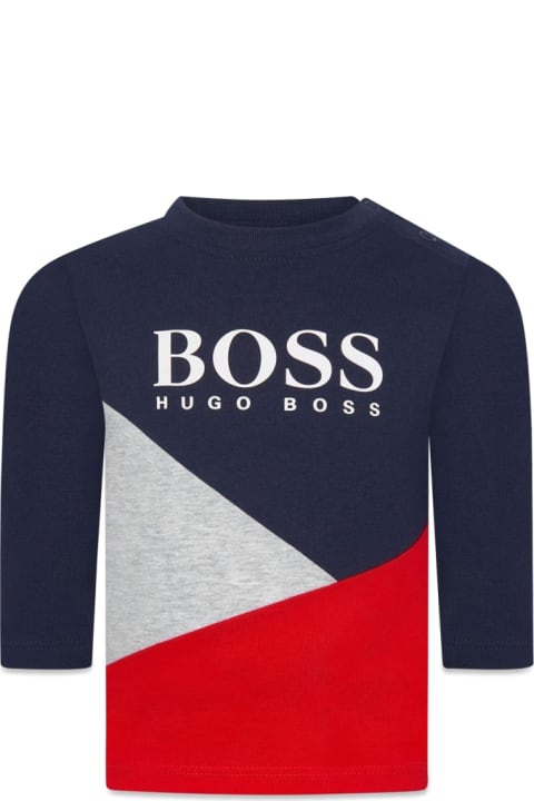 Hugo Boss T-Shirts & Polo Shirts for Boys Hugo Boss Long Sleeve Tee Shirt