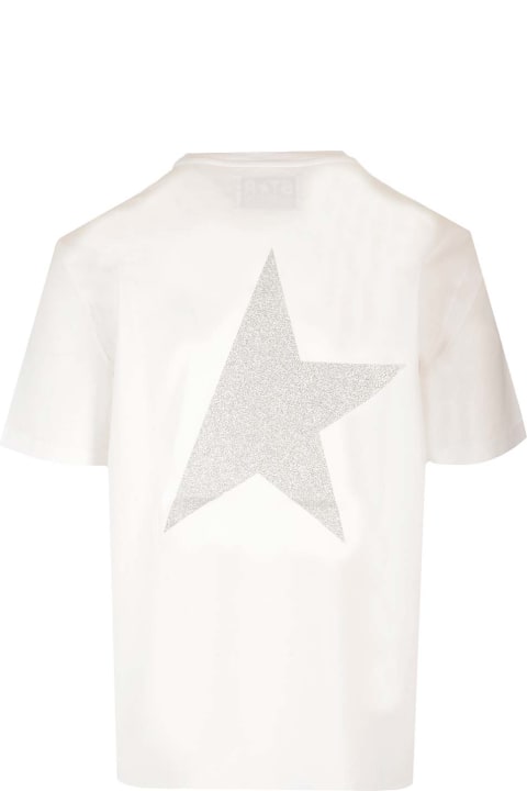Fashion for Men Golden Goose T-shirt With Logo And Glitter Star