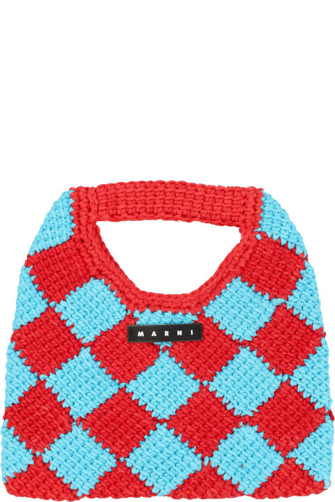 Marni for Kids Marni Diamond Crochet Bag