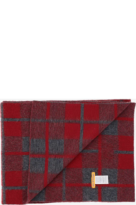 Guest in Residence for Kids Guest in Residence Wool And Cashmere Scarf With Check Pattern