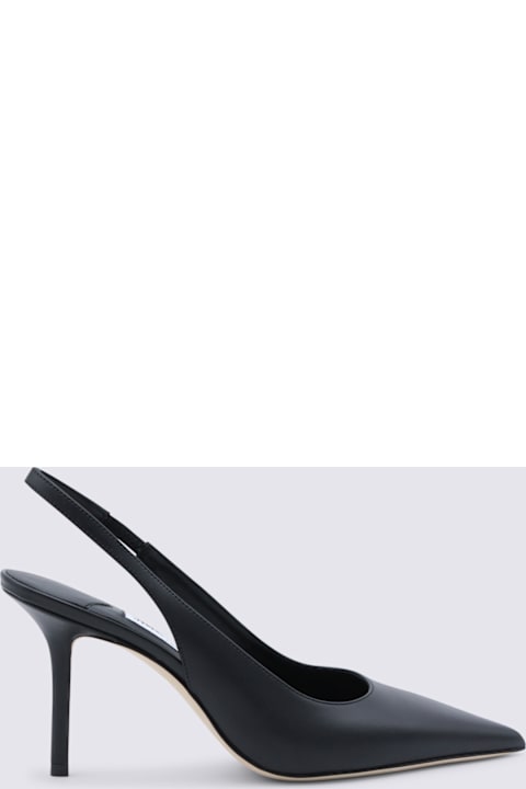 Jimmy Choo Black Leather Pumps