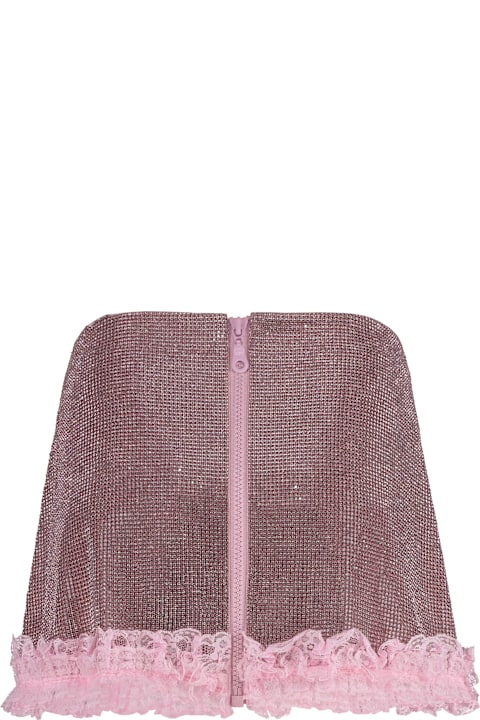 Fashion for Women self-portrait Self-portrait X Christopher Kane - Embellished Mini Skirt