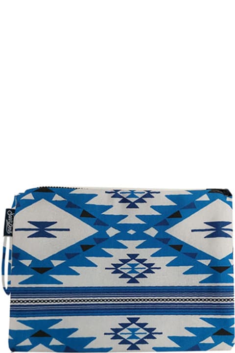 Luggage for Men MC2 Saint Barth Keila Lycra Pochette With Glitter Aztec Print