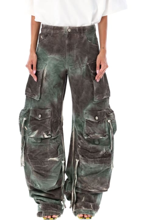 Clothing for Women The Attico "fern" Camouflage Long Pants