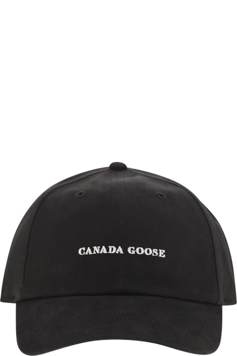 Canada Goose Accessories for Men Canada Goose Logo Baseball Cap