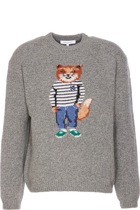 Maison Kitsuné Sweaters for Men Maison Kitsuné Dressed Fox Sweater