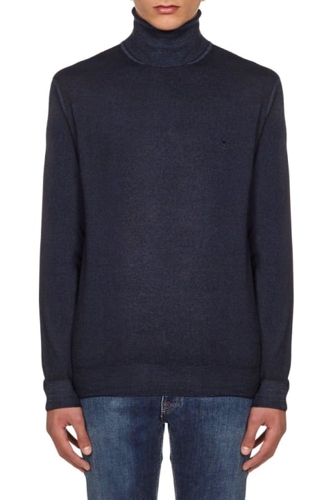 Etro Sweaters for Men Etro Long-sleeved Roll-neck Jumper
