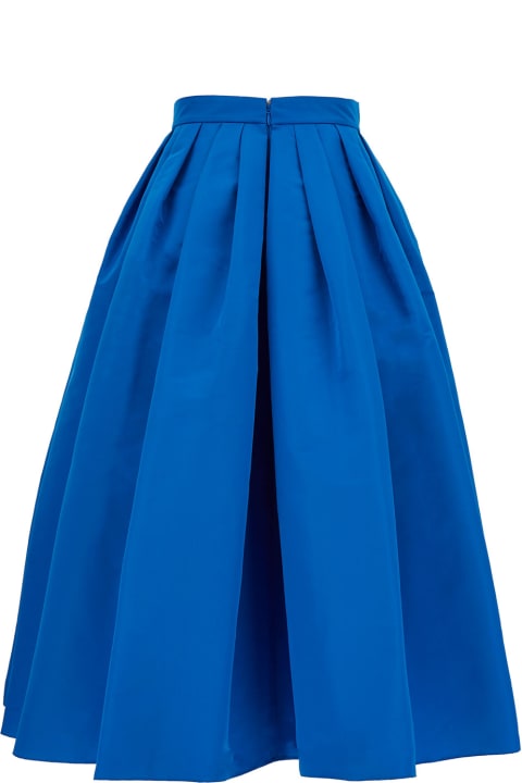 Pleated Midi Skirt Recycled Polyfaille