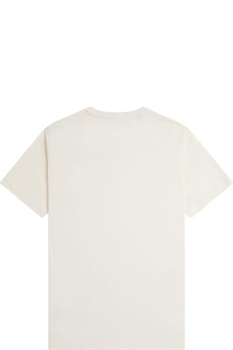 Fred Perry لـ Kids Fred Perry Cotton T-shirt With Logo Embroidery