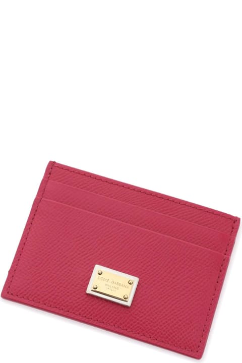 Dolce & Gabbana Accessories for Women Dolce & Gabbana Dauphine Leather Card Holder