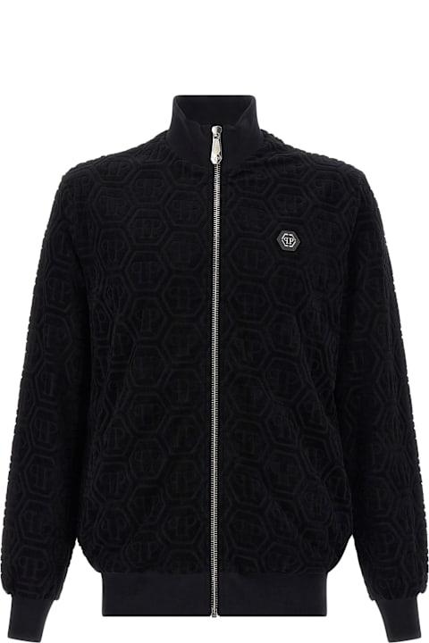 Philipp Plein for Kids Philipp Plein Jacquard Monogram Sweatshirt