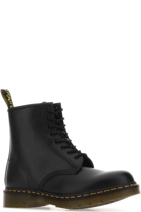 ウィメンズ Dr. Martensのシューズ Dr. Martens Black Leather 1460 Ankle Boots