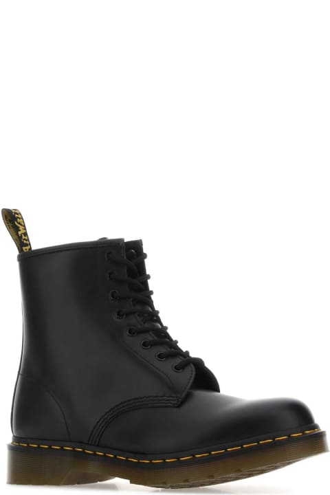 Dr. Martens Black Leather 1460 Ankle Boots