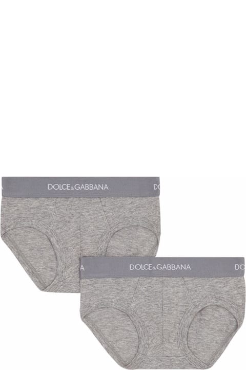 Underwear for Boys Dolce & Gabbana Set Di 2 Slip