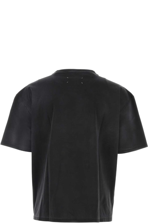 メンズ新着アイテム Maison Margiela Dark Grey Cotton Oversize T-shirt