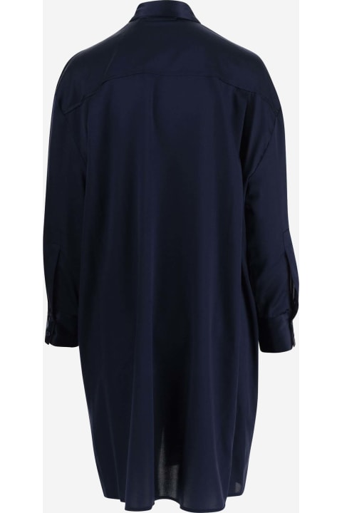 Wild Cashmere Topwear for Women Wild Cashmere Stretch Silk Chemise Dress