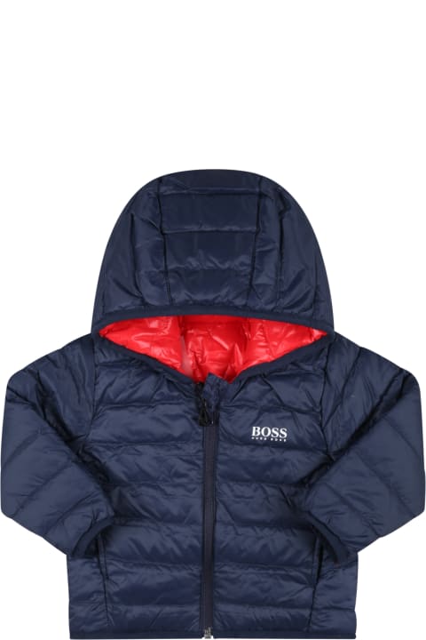 Sale for Kids Hugo Boss Multicolor Jacket For Baby Boy With Logo
