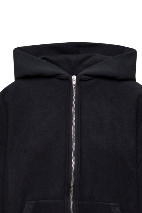 Balenciaga Coats & Jackets for Women Balenciaga Logo Printed Zipped Hoodie