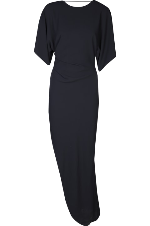 Rev Clothing for Women Rev Rev Savita Black Asymmetric Long Dress