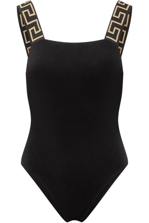 ملابس سباحة لـ السيدات Versace Sleeveless One-piece Swimsuit