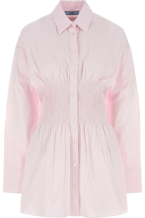 Fashion for Women Prada Pastel Pink Poplin Shirt