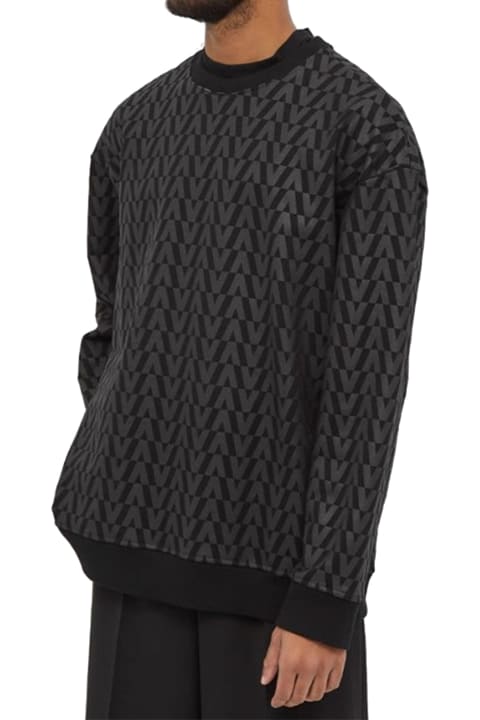 Valentino Sweaters for Men Valentino Logo Sweartshirt