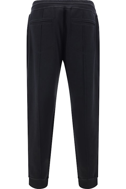 Brunello Cucinelli Fleeces & Tracksuits for Men Brunello Cucinelli Logo Printed Drawstring Track Pants