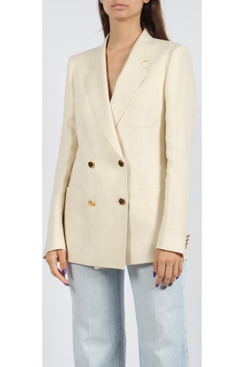 Tagliatore Coats & Jackets for Women Tagliatore Linen Double-breasted Blazer