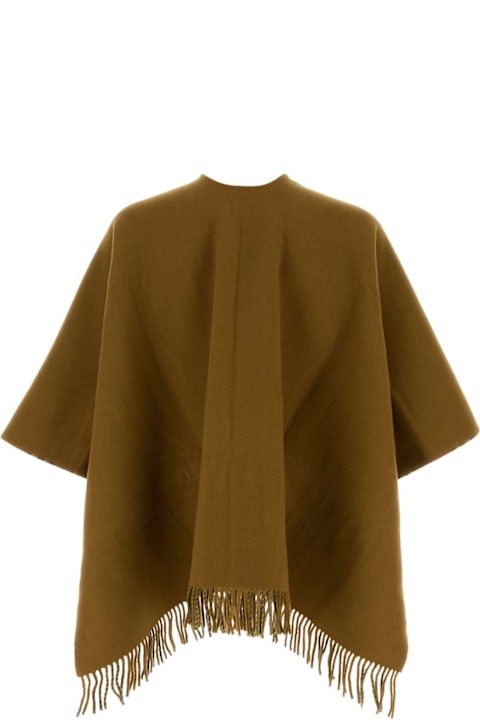 Burberry Sale for Women Burberry Khaki Wool Cape