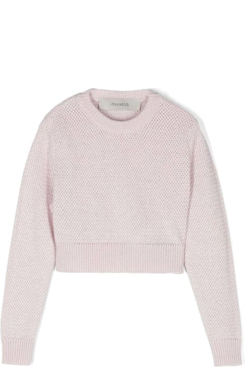 Simonetta Topwear for Girls Simonetta Pull Crop