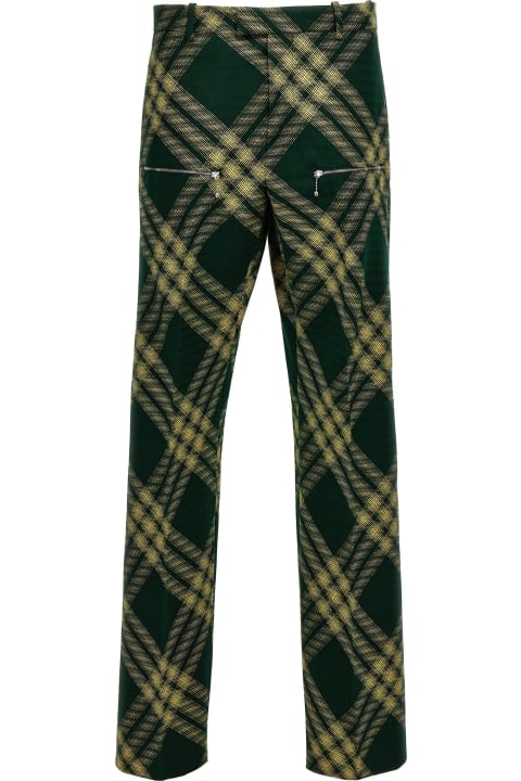 Burberry for Men Burberry Check Wool Pants