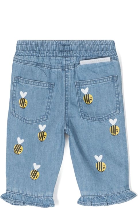 Bottoms for Baby Boys Stella McCartney Kids Jeans Con Stampa