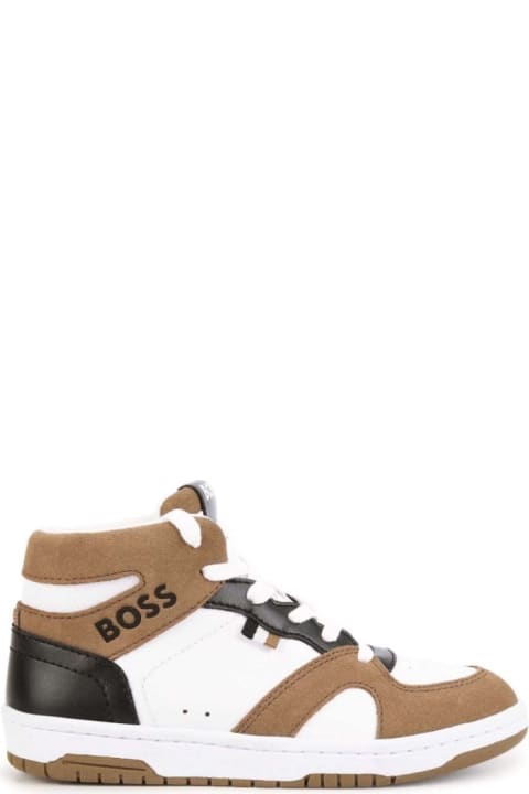 Hugo Boss Shoes for Boys Hugo Boss Multicolor Sneakers For Kids With Logo