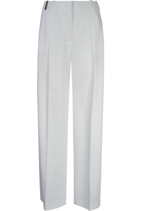 Clothing for Women Peserico Concealed Straight Trousers