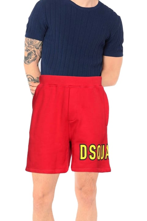 Homeware Dsquared2 Cotton Logo Shorts