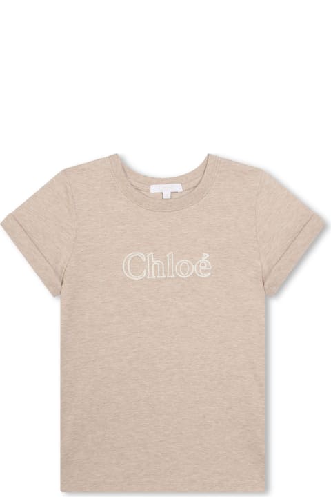 Chloé Topwear for Girls Chloé T-shirt With Print
