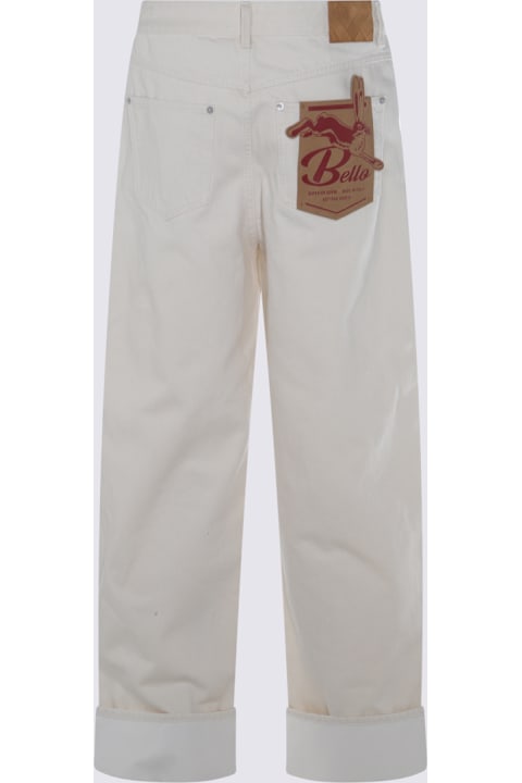 Bottega Veneta Jeans for Men Bottega Veneta Beige Cotton Denim Jeans