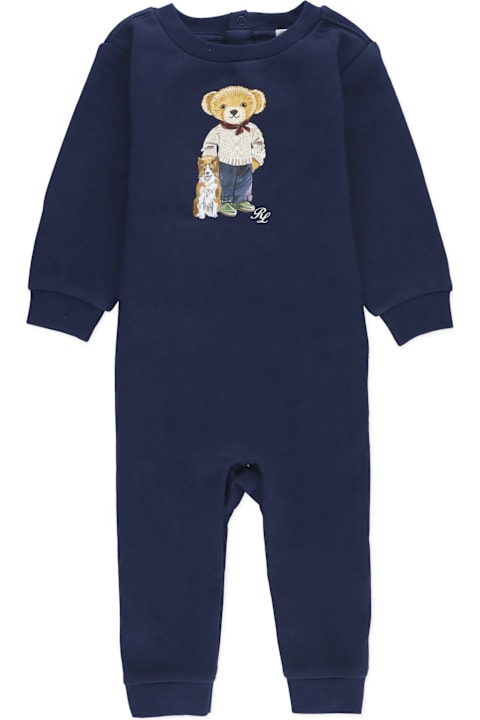 Ralph Lauren Bodysuits & Sets for Baby Girls Ralph Lauren Polo Bear Onesie