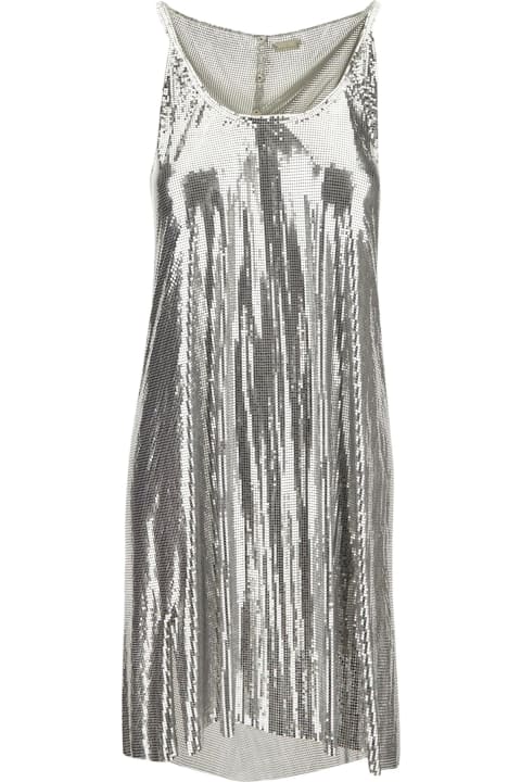 Paco Rabanne Dresses for Women Paco Rabanne Metallized Mesh Dress