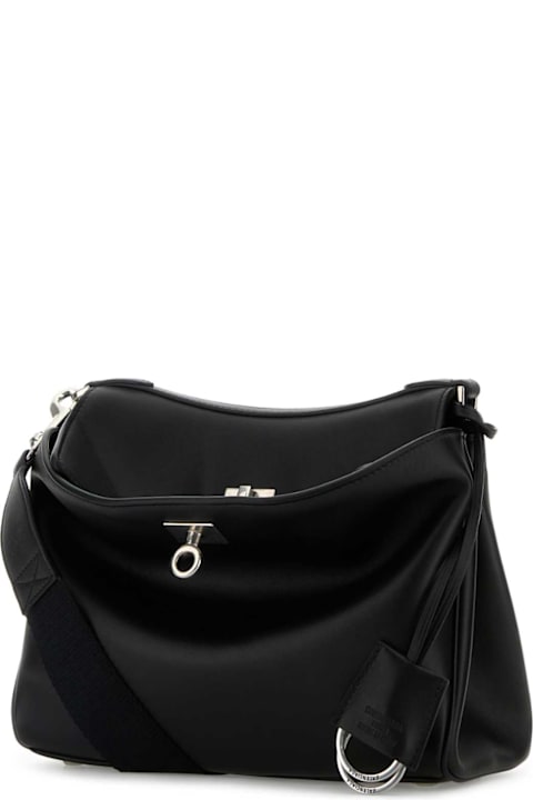 Balenciaga حقائب الكتف لـ السيدات Balenciaga Black Leather Small Rodeo Messenger Crossbody Bag
