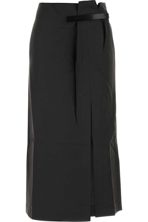 J.W. Anderson Clothing for Women J.W. Anderson Graphite Viscose Blend Skirt